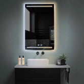 Espejo LED Vertical | Botones táctiles | Función antivaho | Temperatura de color ajustable - Reyze Seria Minimal Model 8